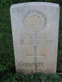 Dar Es Salaam War Cemetery - Wilde, A W